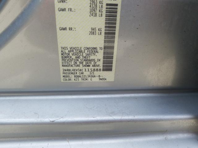 Photo 9 VIN: 1N4BL4EV5KC115888 - NISSAN ALTIMA 