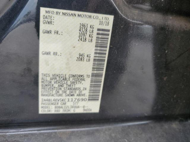 Photo 12 VIN: 1N4BL4EV5KC117690 - NISSAN ALTIMA SL 