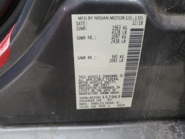 Photo 12 VIN: 1N4BL4EV5KC157963 - NISSAN ALTIMA SL 