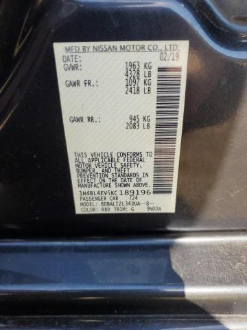 Photo 12 VIN: 1N4BL4EV5KC189196 - NISSAN ALTIMA 