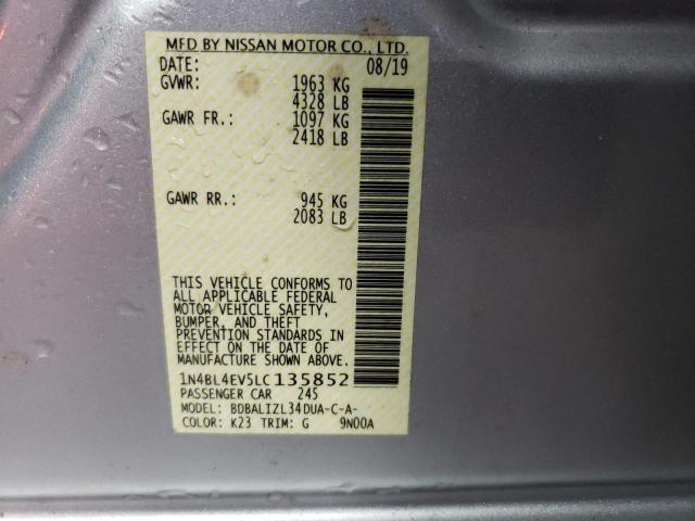 Photo 11 VIN: 1N4BL4EV5LC135852 - NISSAN ALTIMA SL 