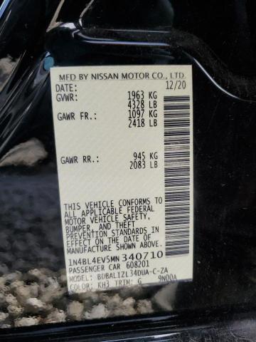 Photo 12 VIN: 1N4BL4EV5MN340710 - NISSAN ALTIMA 