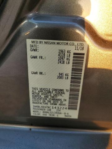 Photo 12 VIN: 1N4BL4EV7KC143224 - NISSAN ALTIMA SL 