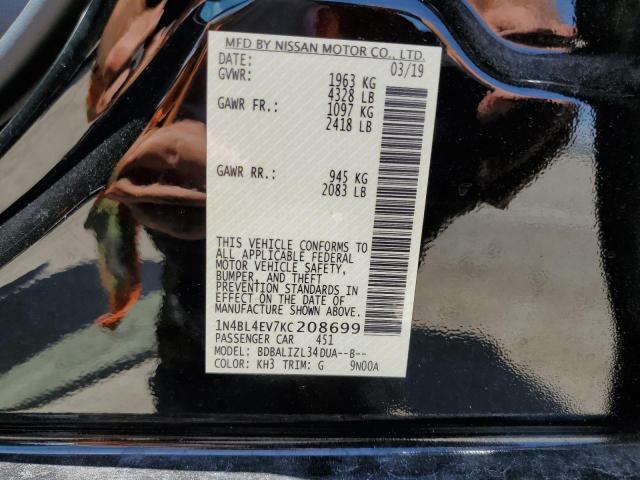 Photo 9 VIN: 1N4BL4EV7KC208699 - NISSAN ALTIMA SL 