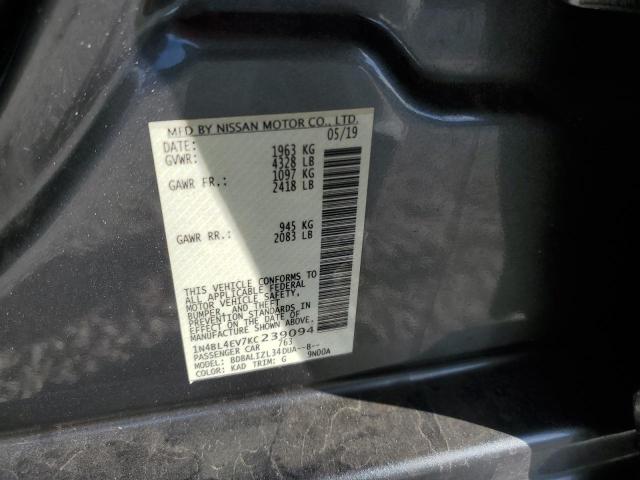 Photo 9 VIN: 1N4BL4EV7KC239094 - NISSAN ALTIMA SL 