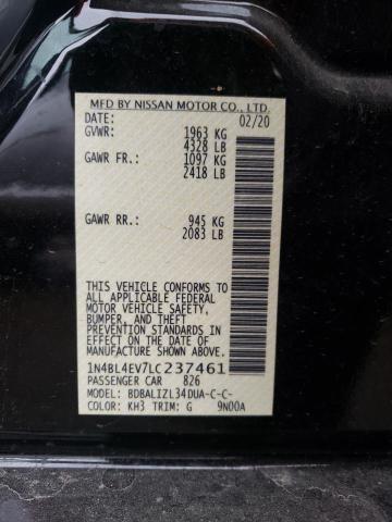 Photo 12 VIN: 1N4BL4EV7LC237461 - NISSAN ALTIMA 