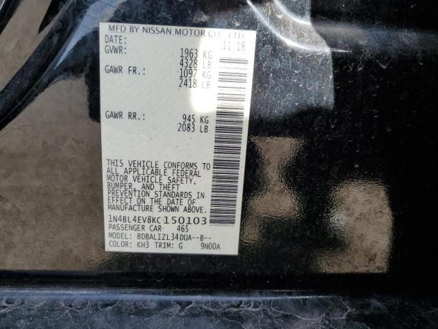 Photo 11 VIN: 1N4BL4EV8KC150103 - NISSAN ALTIMA 