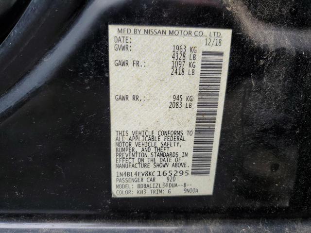 Photo 11 VIN: 1N4BL4EV8KC165295 - NISSAN ALTIMA SL 