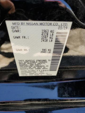 Photo 11 VIN: 1N4BL4EV8KC212860 - NISSAN ALTIMA 