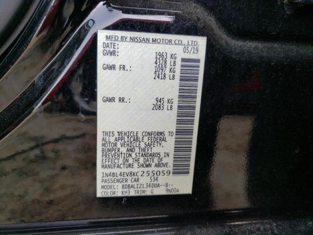 Photo 11 VIN: 1N4BL4EV8KC255059 - NISSAN ALTIMA SL 