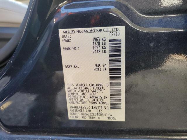 Photo 11 VIN: 1N4BL4EV8LC167131 - NISSAN ALTIMA SL 