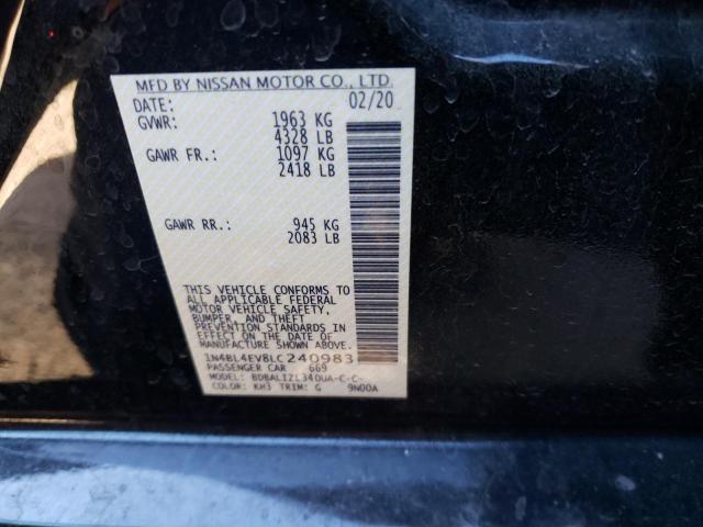 Photo 11 VIN: 1N4BL4EV8LC240983 - NISSAN ALTIMA SL 