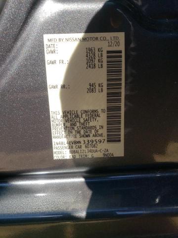 Photo 9 VIN: 1N4BL4EV8MN339597 - NISSAN ALTIMA SL 