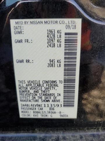 Photo 11 VIN: 1N4BL4EV9KC113593 - NISSAN ALTIMA SL 