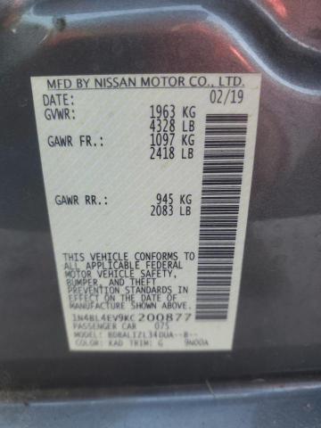 Photo 11 VIN: 1N4BL4EV9KC200877 - NISSAN ALTIMA SL 