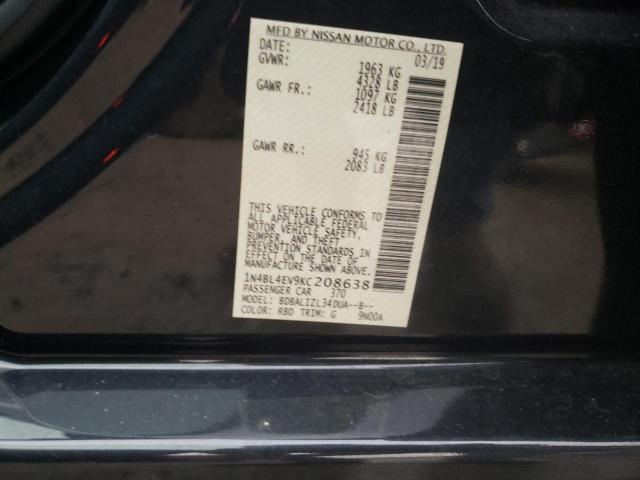 Photo 12 VIN: 1N4BL4EV9KC208638 - NISSAN ALTIMA 