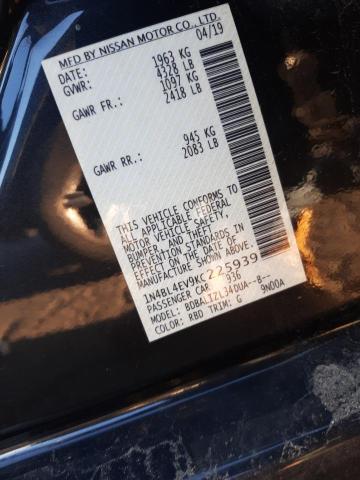 Photo 11 VIN: 1N4BL4EV9KC225939 - NISSAN ALTIMA SL 