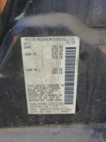 Photo 11 VIN: 1N4BL4EV9KC242238 - NISSAN ALTIMA SL 