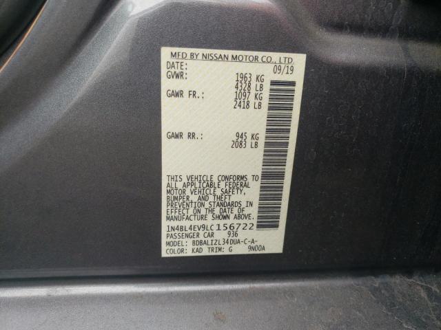 Photo 11 VIN: 1N4BL4EV9LC156722 - NISSAN ALTIMA 