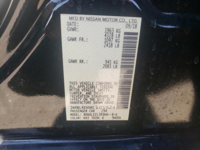 Photo 12 VIN: 1N4BL4EVXKC105924 - NISSAN ALTIMA 