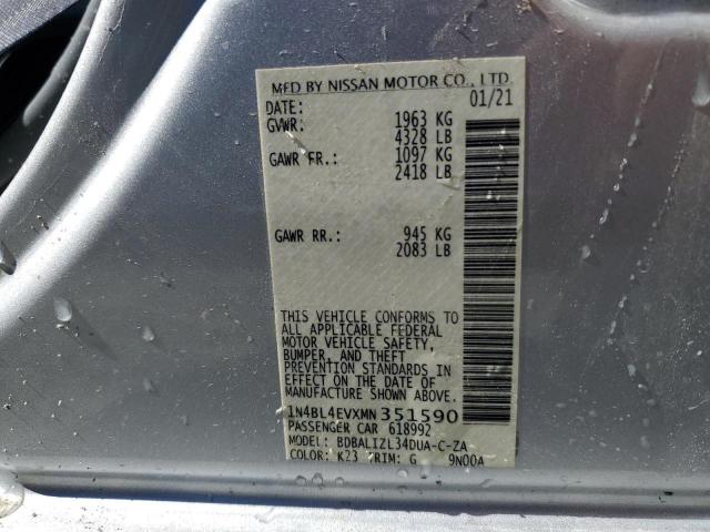 Photo 11 VIN: 1N4BL4EVXMN351590 - NISSAN ALTIMA SL 