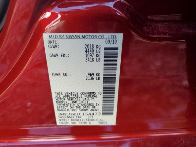 Photo 11 VIN: 1N4BL4EW1LC154472 - NISSAN ALTIMA SL 