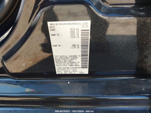 Photo 8 VIN: 1N4BL4EW3NN320949 - NISSAN ALTIMA 