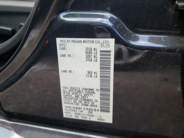 Photo 9 VIN: 1N4BL4EW6KC248684 - NISSAN ALTIMA SL 