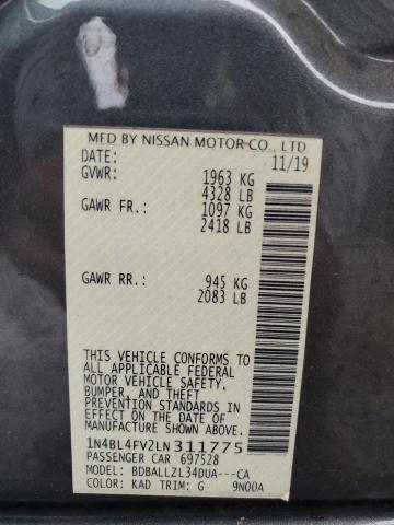 Photo 11 VIN: 1N4BL4FV2LN311775 - NISSAN ALTIMA PLA 