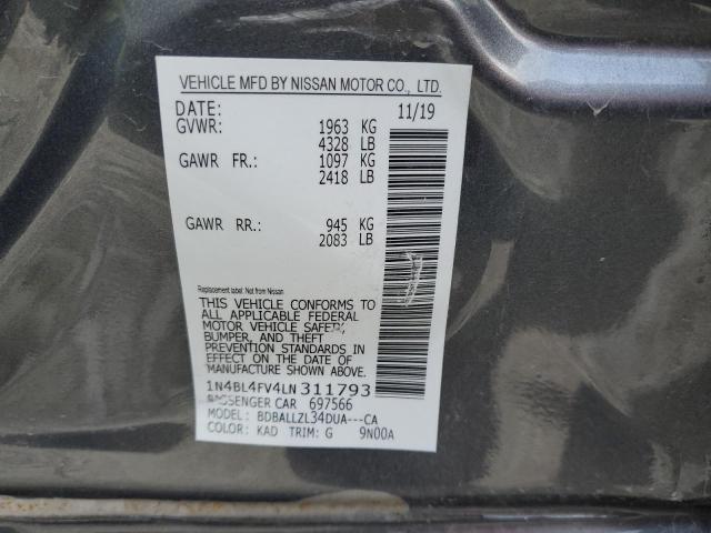 Photo 11 VIN: 1N4BL4FV4LN311793 - NISSAN ALTIMA PLA 