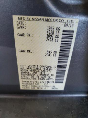 Photo 11 VIN: 1N4BL4FV7LC155809 - NISSAN ALTIMA PLA 