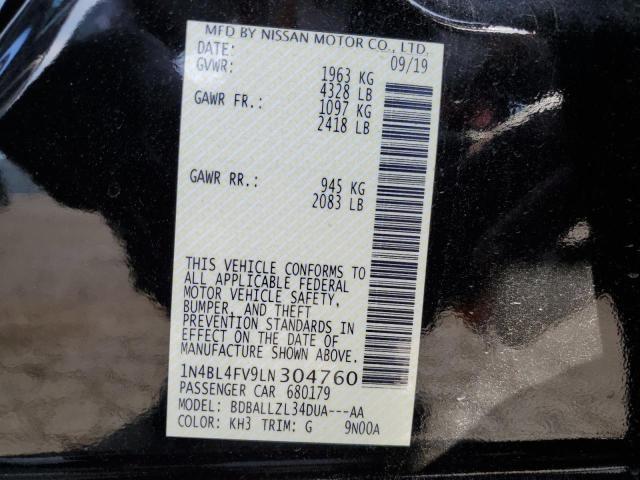 Photo 9 VIN: 1N4BL4FV9LN304760 - NISSAN ALTIMA PLA 