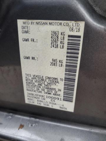 Photo 11 VIN: 1N4BL4FVXKC100091 - NISSAN ALTIMA 