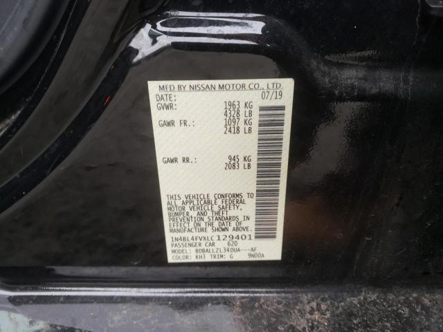 Photo 11 VIN: 1N4BL4FVXLC129401 - NISSAN ALTIMA PLA 