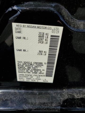 Photo 11 VIN: 1N4BL4FW5KC207669 - NISSAN ALTIMA PLA 