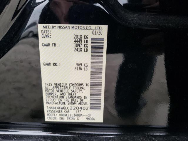 Photo 11 VIN: 1N4BL4FW6LC220402 - NISSAN ALTIMA PLA 