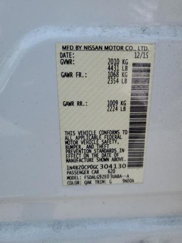 Photo 12 VIN: 1N4BZ0CP0GC304130 - NISSAN LEAF 