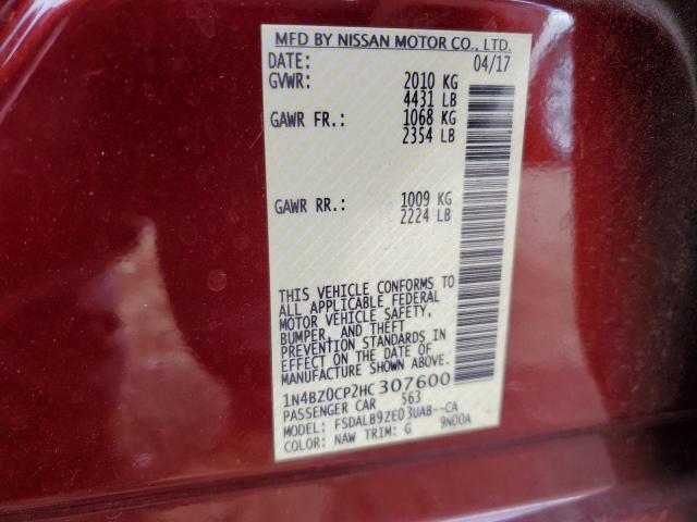 Photo 11 VIN: 1N4BZ0CP2HC307600 - NISSAN LEAF 