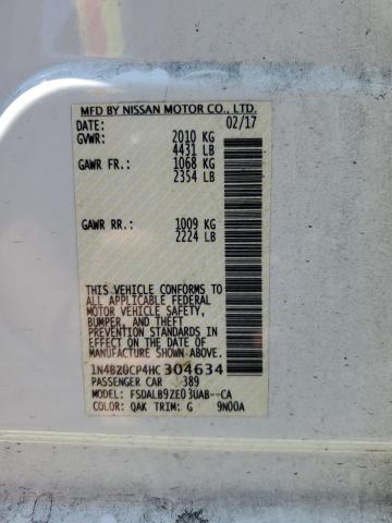 Photo 11 VIN: 1N4BZ0CP4HC304634 - NISSAN LEAF 