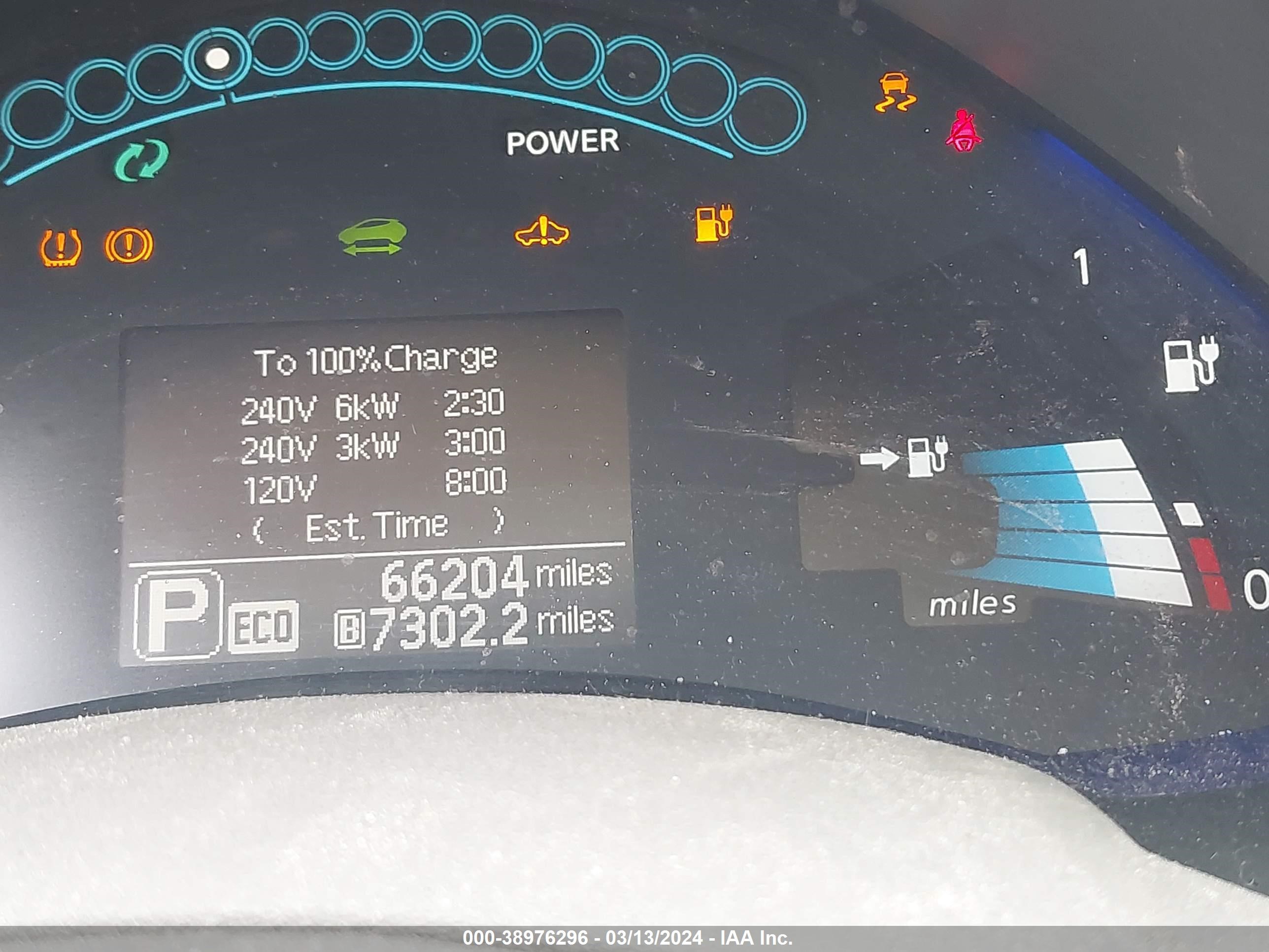 Photo 12 VIN: 1N4BZ0CP8GC301122 - NISSAN LEAF 