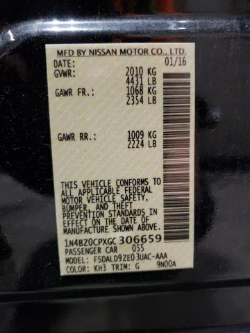 Photo 11 VIN: 1N4BZ0CPXGC306659 - NISSAN LEAF 