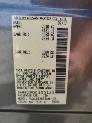 Photo 11 VIN: 1N4BZ0CPXHC305125 - NISSAN LEAF 