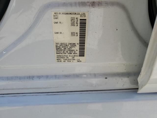 Photo 11 VIN: 1N4BZ1CP1KC311893 - NISSAN LEAF 