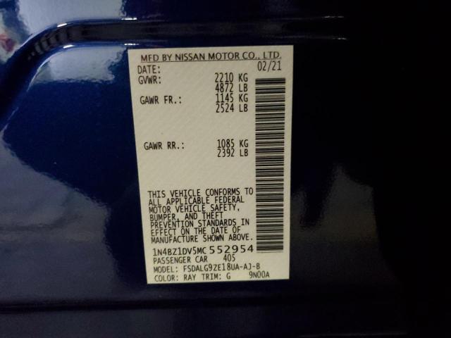 Photo 11 VIN: 1N4BZ1DV5MC552954 - NISSAN LEAF 