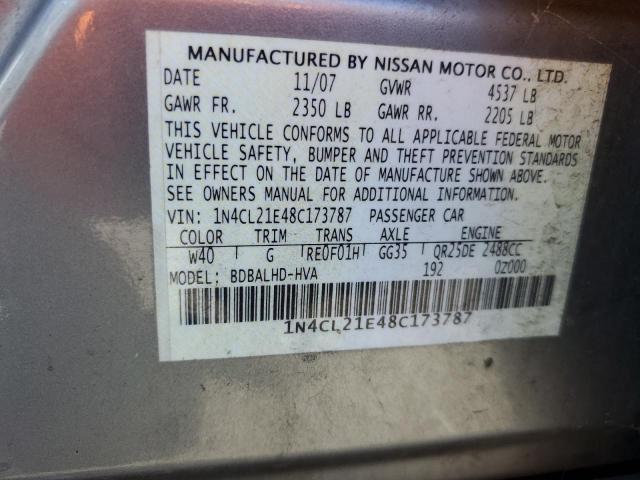 Photo 11 VIN: 1N4CL21E48C173787 - NISSAN ALTIMA HYB 