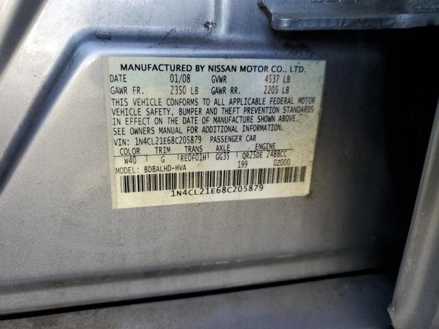 Photo 11 VIN: 1N4CL21E68C205879 - NISSAN ALTIMA HYB 