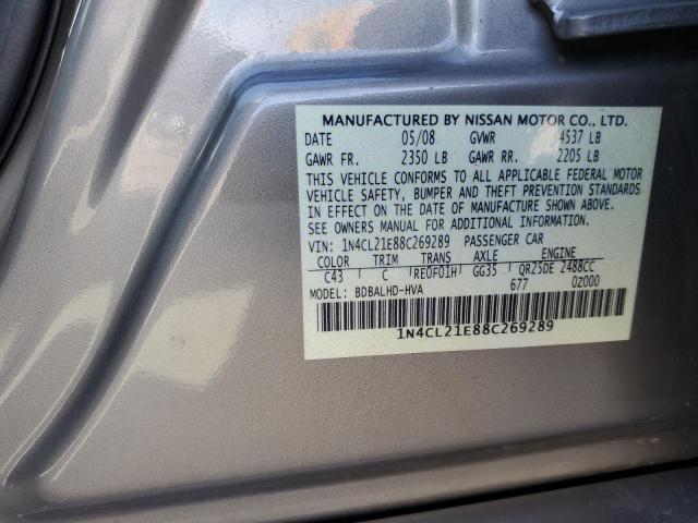 Photo 11 VIN: 1N4CL21E88C269289 - NISSAN ALTIMA 