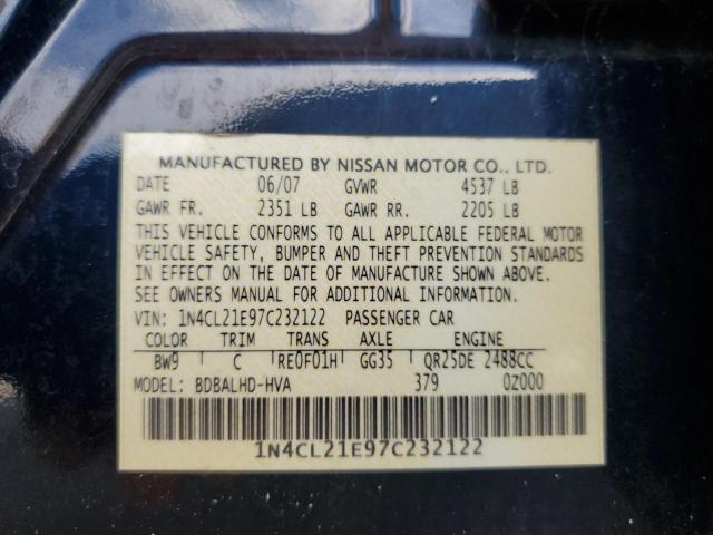 Photo 11 VIN: 1N4CL21E97C232122 - NISSAN ALTIMA 