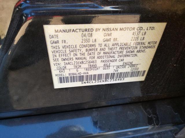 Photo 9 VIN: 1N4CL21EX8C256463 - NISSAN ALTIMA HYB 