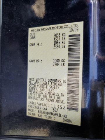 Photo 11 VIN: 1N4CL2AP1AC111352 - NISSAN ALTIMA HYB 